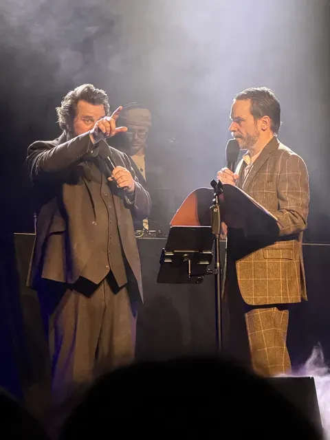 Nahaufnahme einer Szene aus dem Live-Hörspiel